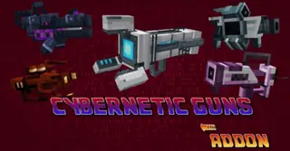 Cybernetic Guns Addon (1.20, 1.19) – MCPE/Bedrock Mod