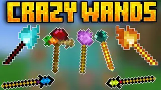 Crazy Wands Addon (1.20, 1.19) – MCPE/Bedrock Mod