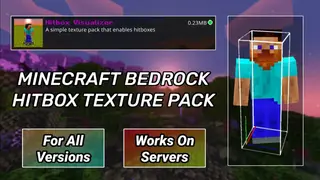 Hitbox Texture Pack (26.x, 1.21) – MCPE/Bedrock