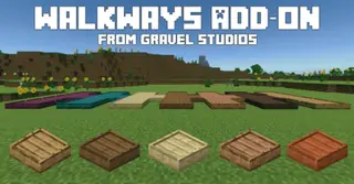 Walkways Addon (1.20) – MCPE/Bedrock Mod
