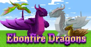Ebonfire Dragons Addon (1.20, 1.19) – MCPE/Bedrock Mod