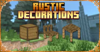 Rustic Decorations Addon (1.20) – MCPE/Bedrock Mod