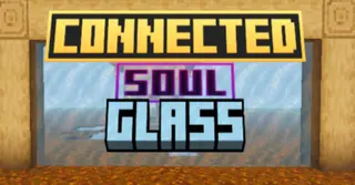 Connected Soul Glass Texture Pack (1.21, 1.20) – MCPE/Bedrock
