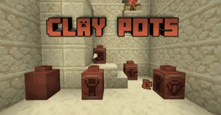 Clay Pots Addon (1.19) – MCPE/Bedrock Mod