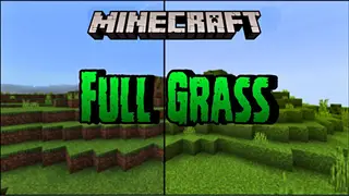 Full Grass Texture Pack (1.21, 1.20) – MCPE/Bedrock
