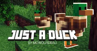Just A Duck Addon (1.19) – MCPE/Bedrock Mod