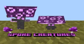 Spore Creatures Addon (1.19) – MCPE/Bedrock Mod