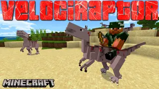 Pterodactyl & Velociraptor Addon (1.19) – MCPE/Bedrock Mod