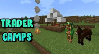 Wandering Trader Camps Addon (1.19) – MCPE/Bedrock Mod