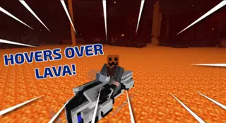 Plasma Hoverbike Addon (1.19) – MCPE/Bedrock Mod