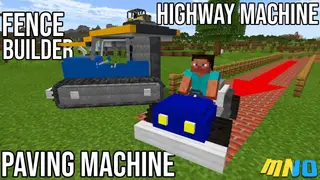 Road & Rail Builder Addon (1.19) – MCPE/Bedrock Mod