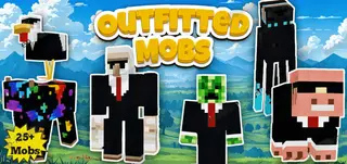 Outfitted Mobs Texture Pack (1.21, 1.20) – MCPE/Bedrock