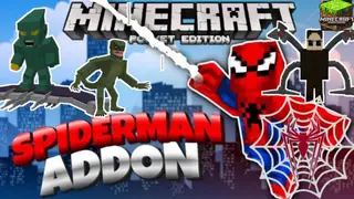 SpiderMan: Into The CraftingVerse Addon (1.19) – MCPE/Bedrock Mod