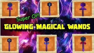 Glowing Magical Wands Addon (1.19) – MCPE/Bedrock Mod