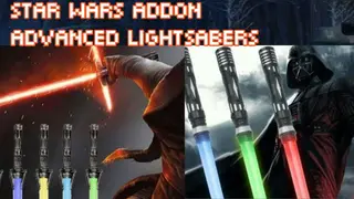 Advanced Lightsabers Addon (1.19) – MCPE/Bedrock Mod