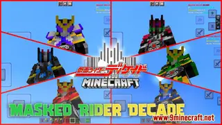 Masked Rider Decade Addon (1.19) – MCPE/Bedrock Mod