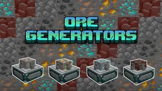 Ore Generators Addon (1.19) – MCPE/Bedrock Mod