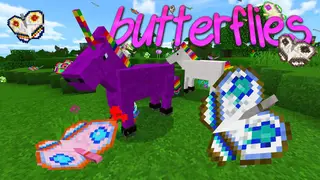 Unicorns and Butterflies Addon (1.19) – MCPE/Bedrock Mod