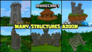 Many Structures Addon (1.19) – MCPE/Bedrock Mod