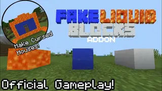 Fake Liquid Blocks Addon (1.19) – MCPE/Bedrock Mod