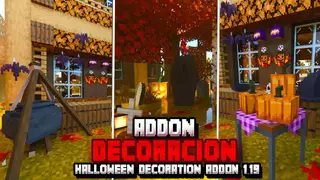 Halloween Decorations Addon (1.19) – MCPE/Bedrock Mod