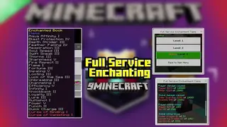 Full Service Enchanting Addon (1.19) – MCPE/Bedrock Mod
