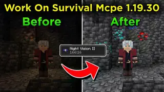 DG Night Vision Addon (1.19) – MCPE/Bedrock Mod