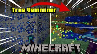 True Veinminer Addon (1.19) – MCPE/Bedrock Mod