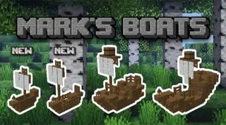 Mark's Boats Addon (1.19) – MCPE/Bedrock Mod