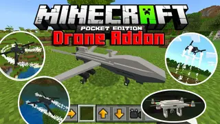 Drone Addon (1.19) – Minecraft PE/Bedrock Mod