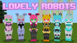 Lovely Robots Addon (1.19, 1.18) – MCPE/Bedrock Mod