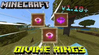 Divine Rings Addon (1.9) – MCPE/Bedrock Mod