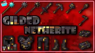 Gilded Netherite Equipment Addon (1.19, 1.18) – Armor, Tools, and Maces