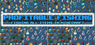 Profitable Fishing Addon (1.19) – MCPE/Bedrock Mod