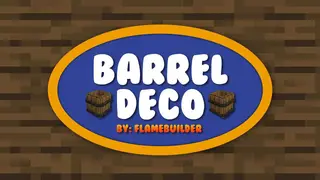 Barrel Deco Addon (1.19) – MCPE/Bedrock Storage Mod