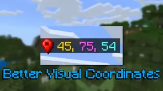 Better Visual Coordinates Texture Pack (1.26+, 1.21) – MCPE/Bedrock