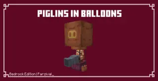 Piglins in Balloons Texture Pack (26.x, 1.21) – Bare Bones Compatibility