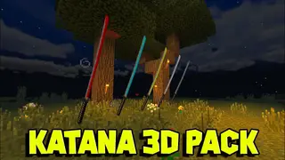 Katana 3D Pack (1.26+, 1.21) – MCPE/Bedrock