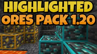 Ore Borders Texture Pack (1.26+, 1.21) – MCPE/Bedrock
