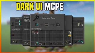 Maximum Dark UI Bedrock Pack (1.21, 1.20) – MCPE/Bedrock