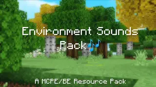 Environment Sounds Resource Pack (1.26+, 1.21) – MCPE/Bedrock