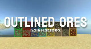 Outlined Ores Texture Pack (26.x, 1.21) – MCPE/Bedrock