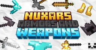 Nuxars Armors and Weapons Texture Pack (1.21, 1.20) – MCPE/Bedrock