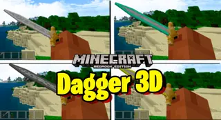 Dagger 3D Pack (1.20, 1.19) – MCPE/Bedrock