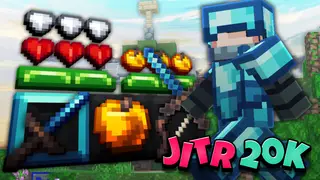 JitR 20K Texture Pack (1.26+) – MCPE/Bedrock PvP Pack