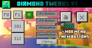 Diamond Tweaks Pack (26.x, 1.21) – Mod Menu, New Buttons
