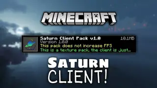 Saturn Client (26.x, 1.19) – Quick Loot, Cape, Better UI