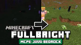 FullBright Texture Pack (26.x, 1.21) for MCPE/Bedrock Edition