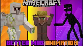 Better Mob Animations Pack (26.30+, 1.20) – MCPE/Bedrock