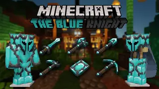 The Blue Knight Texture Pack (1.20, 1.19) – MCPE/Bedrock Mod